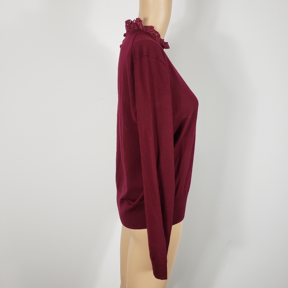 J.crew Merino wool long sleeves sweater size L - Picture 9 of 10